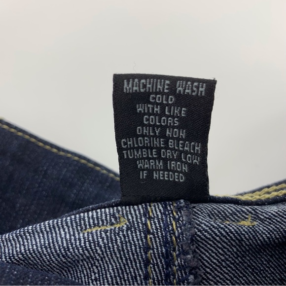 Rue 21 Dark Blue Wash Distressed Cut-Off Denim Shorts, 1/2 - Picture 16 of 16